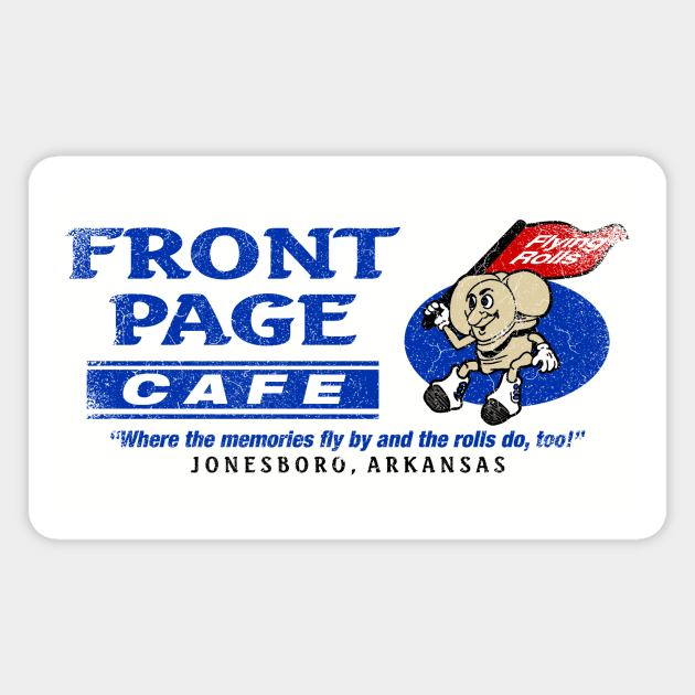 Front Page Cafe Magnet by rt-shirts
